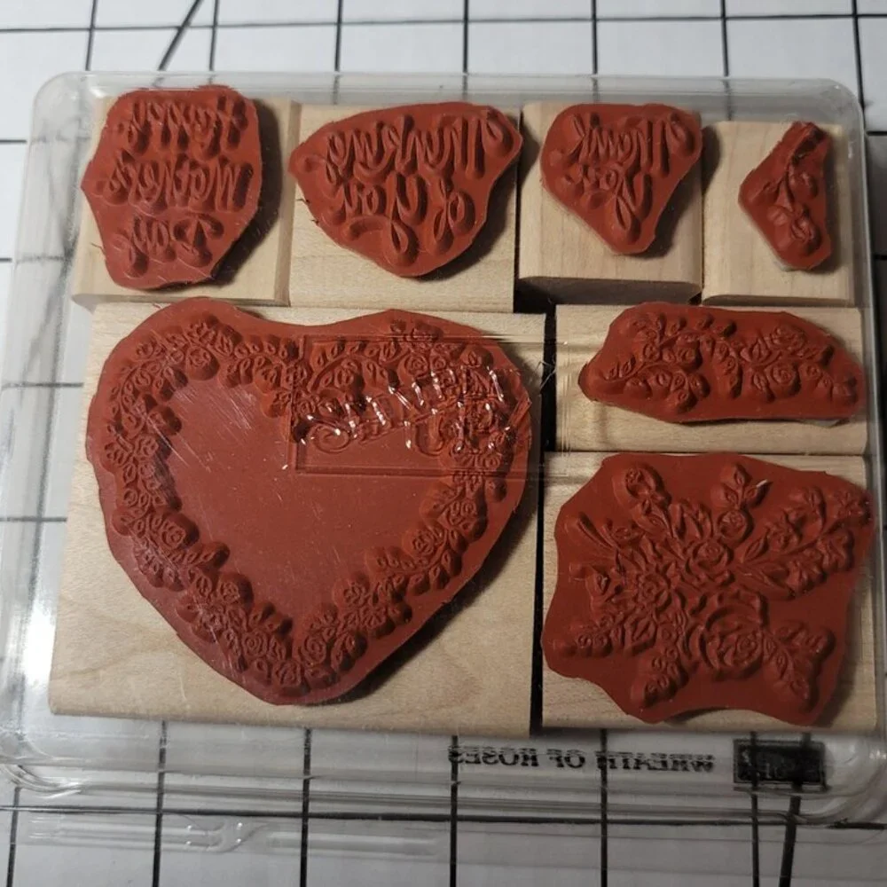 Vintage Stampin' Up Sets - Wreath‎ of Roses - Vintage